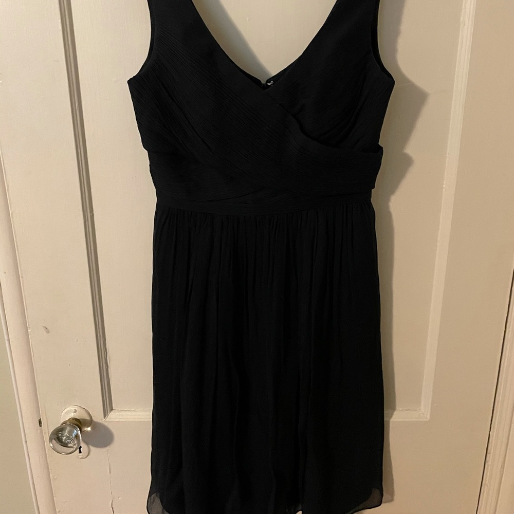 Navy blue J crew a-line bridesmaid dress NWT
